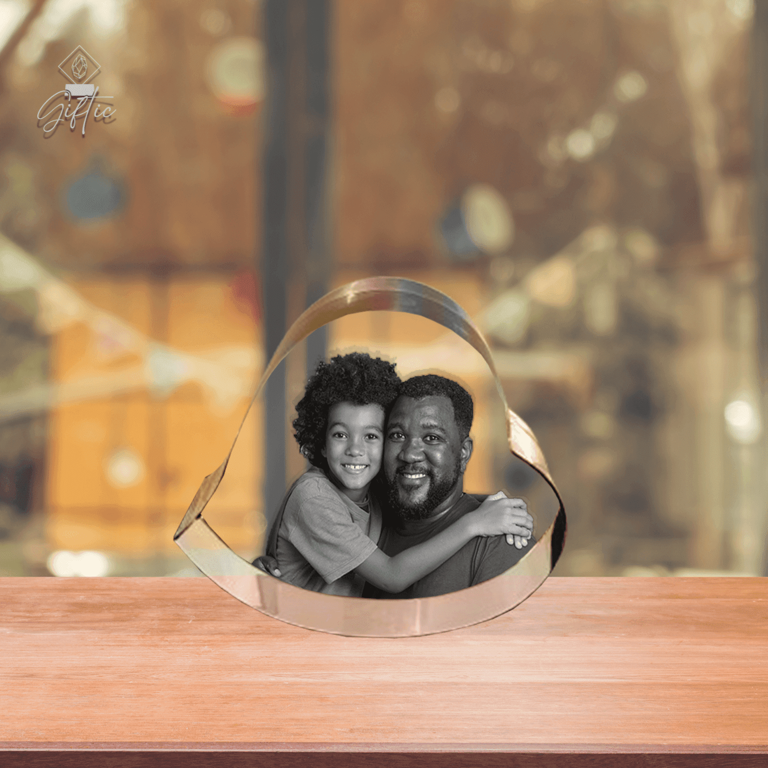 3D Crystal Modern Heart